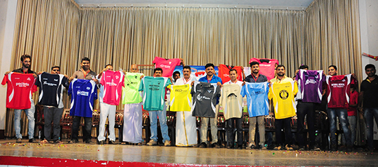 Bro Andrew Richard launches Valachil Premier League Jersey 2017 organized by MSK Group at Yashaswi hall in Mangaluru